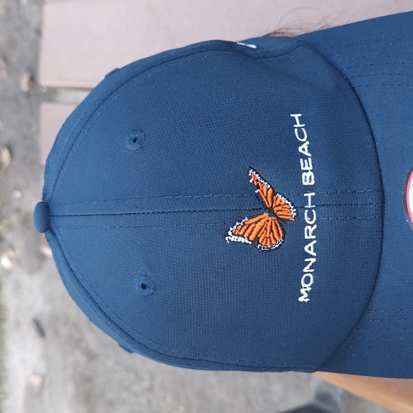 Imperial Monarch Beach Embroidered Strapback Hat Cap OSFA - Picture 2 of 11